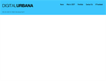 Tablet Screenshot of digitalurbana.com